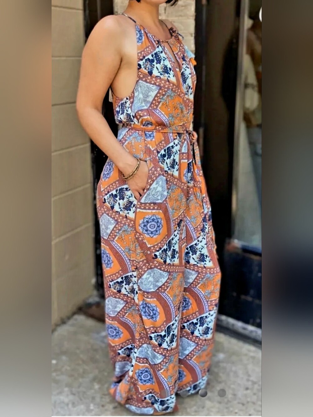 EASEL Spice Of Life Jumpsuit - Picture 2 of 12